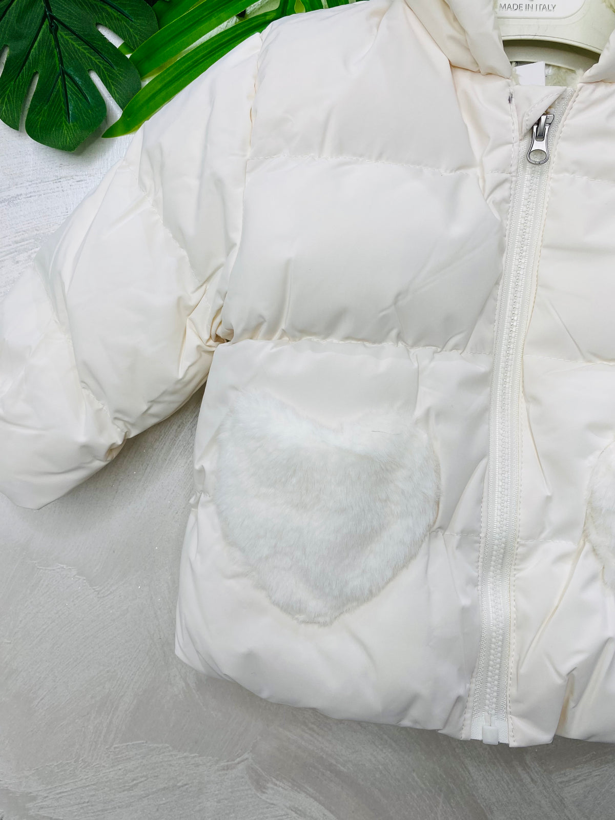 Giubbotto Cuore Pelliccia Ly2382 Bianco