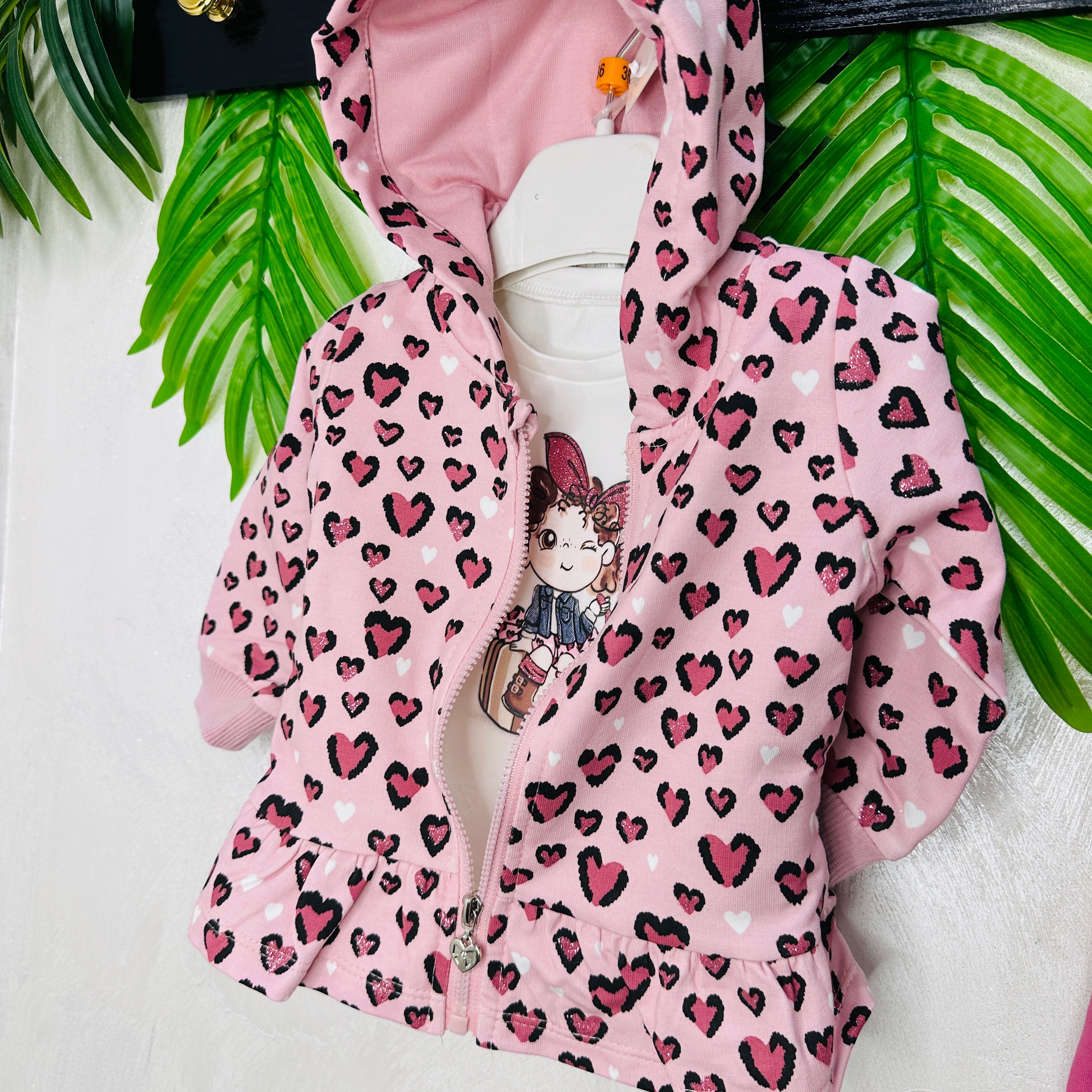 Tuta BabyLeopard Rosa