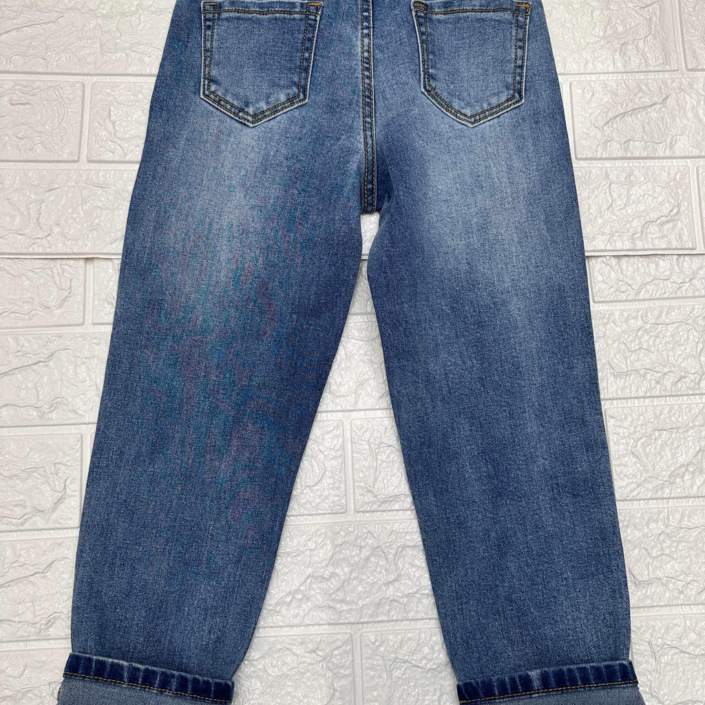 Jeans Bimba Cuore Animalier