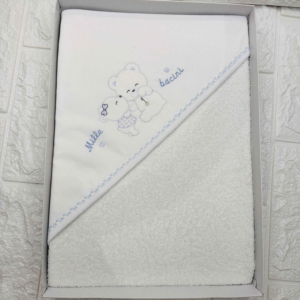 Accappatoio neonato celeste ARTAT001150