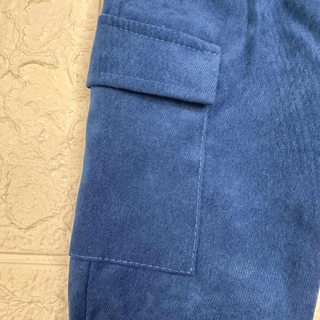 Pantalone  cargo Camoscio Blu