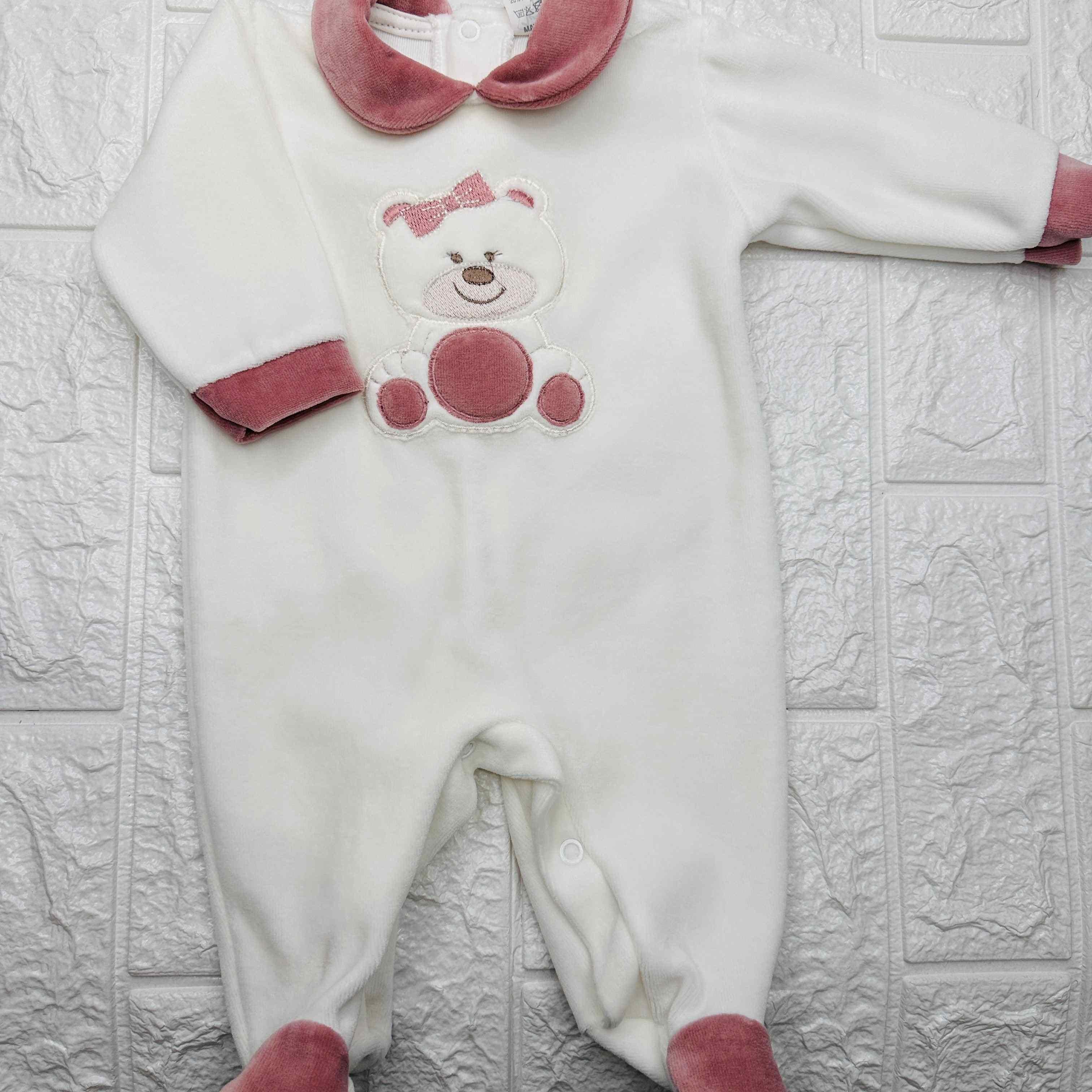 Tutina ciniglia orsetta Rosa antico 30409