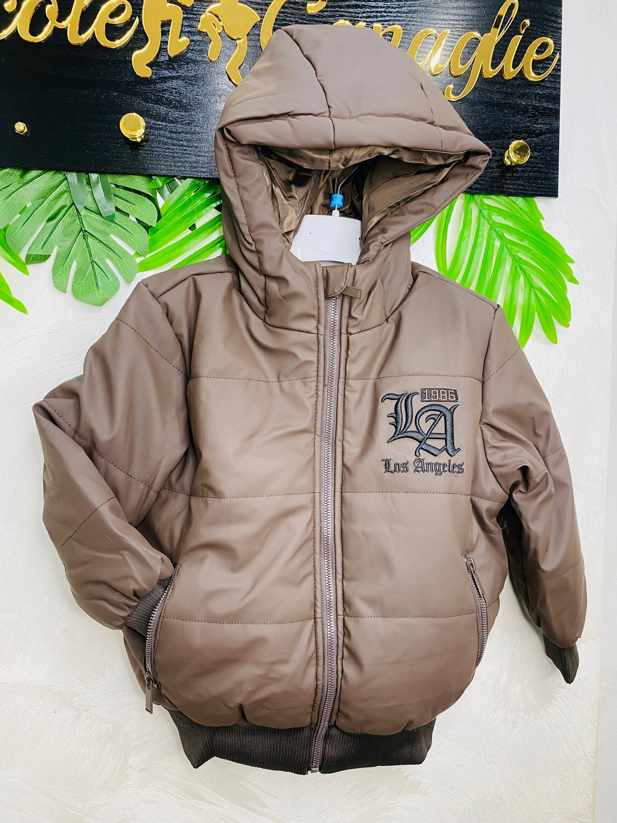 Giubbotto Modello Los Angeles Brown K1098