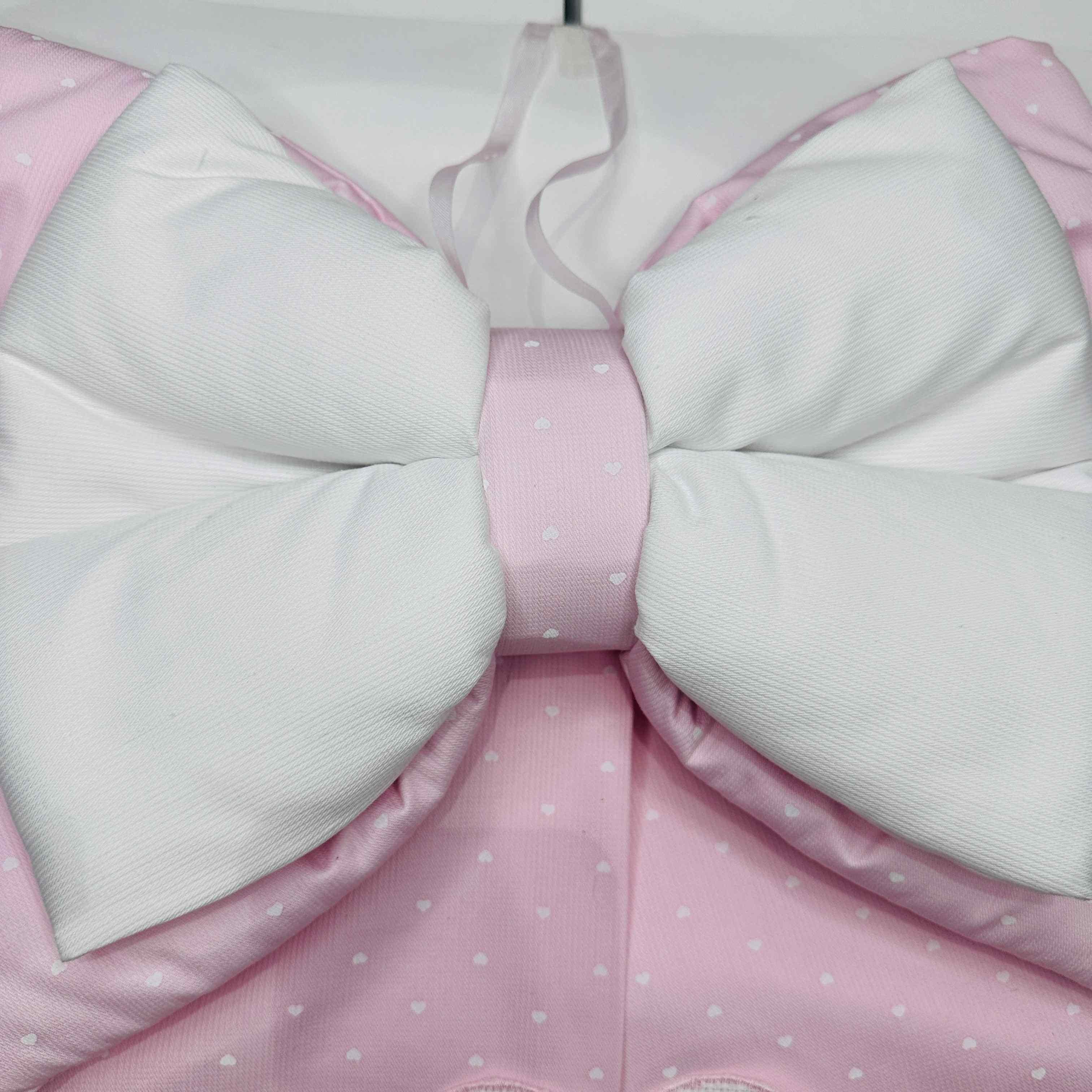 Fiocco Nascita rosa.                         Dim 40x60