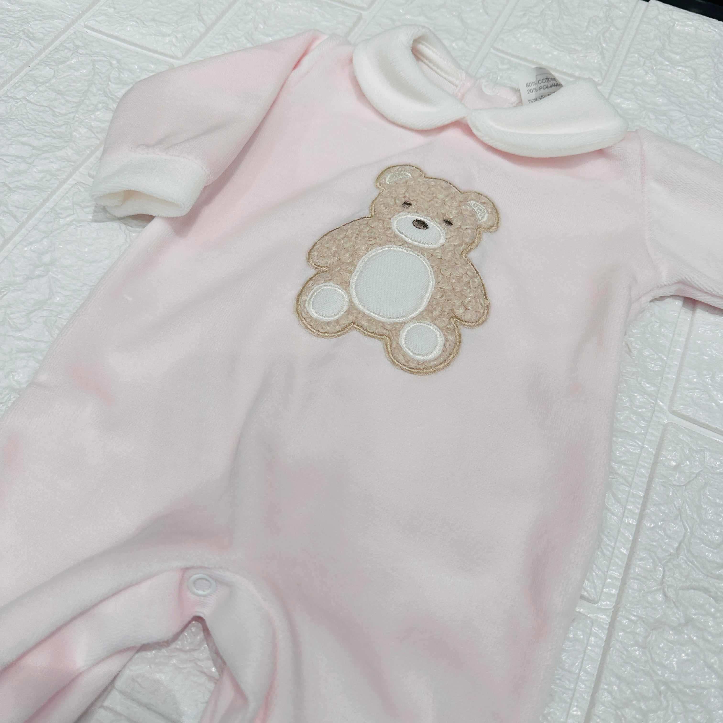 Tutina Ciniglia Orso Rosa Art 30407