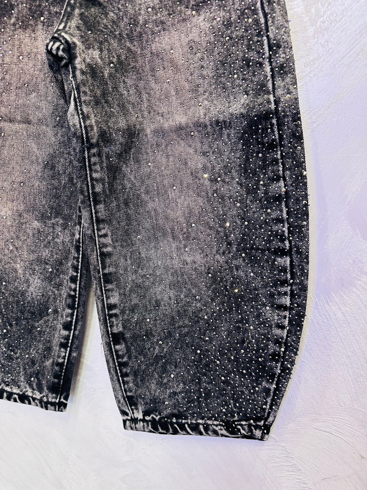 Jeans Ballon Shine Nero N7308