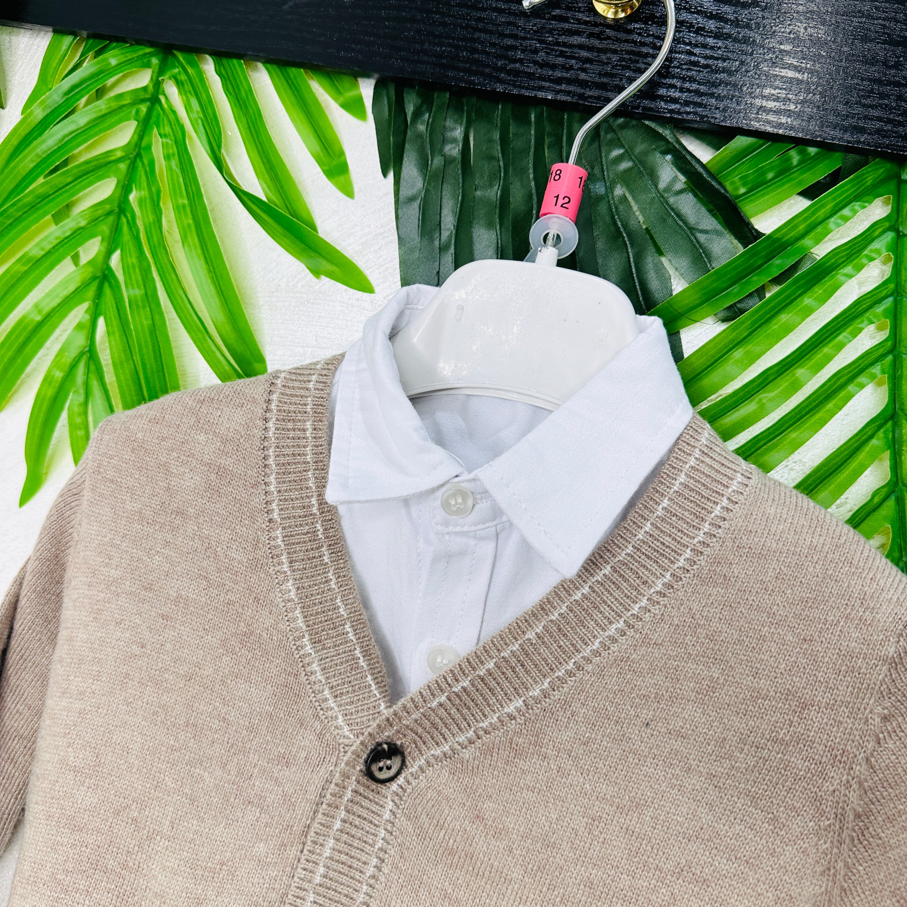 Completo Cardigan Mod Zar@ Begie