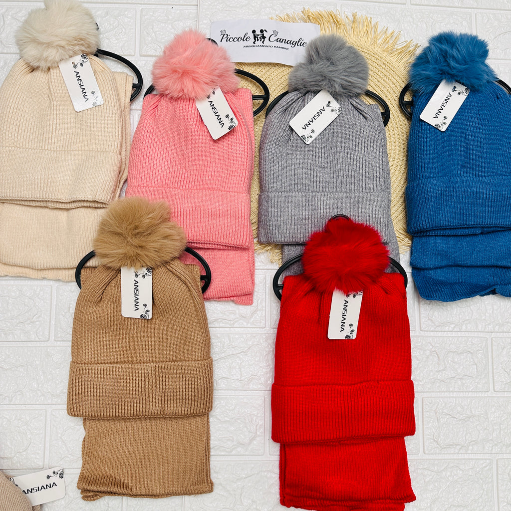 Cappello + sciarpa Righe 384268