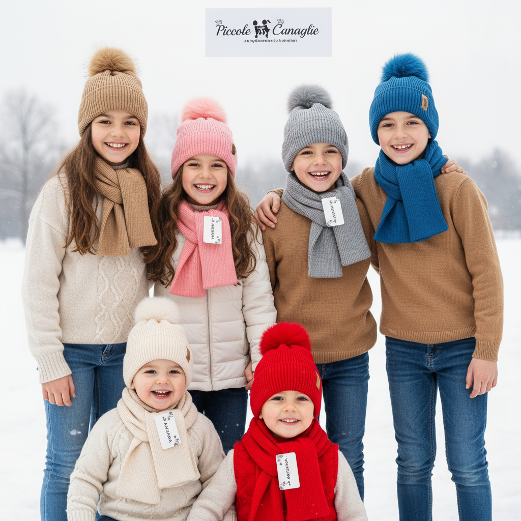 Cappello + sciarpa Righe 384268