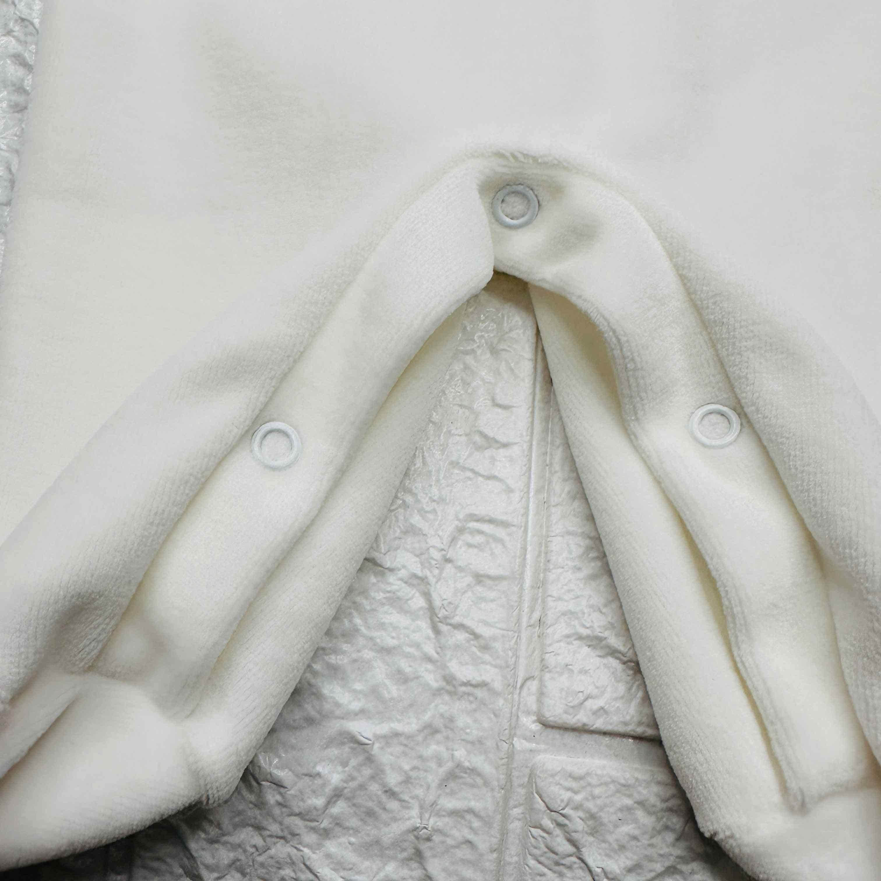 Tutina ciniglia orso bianca 30407