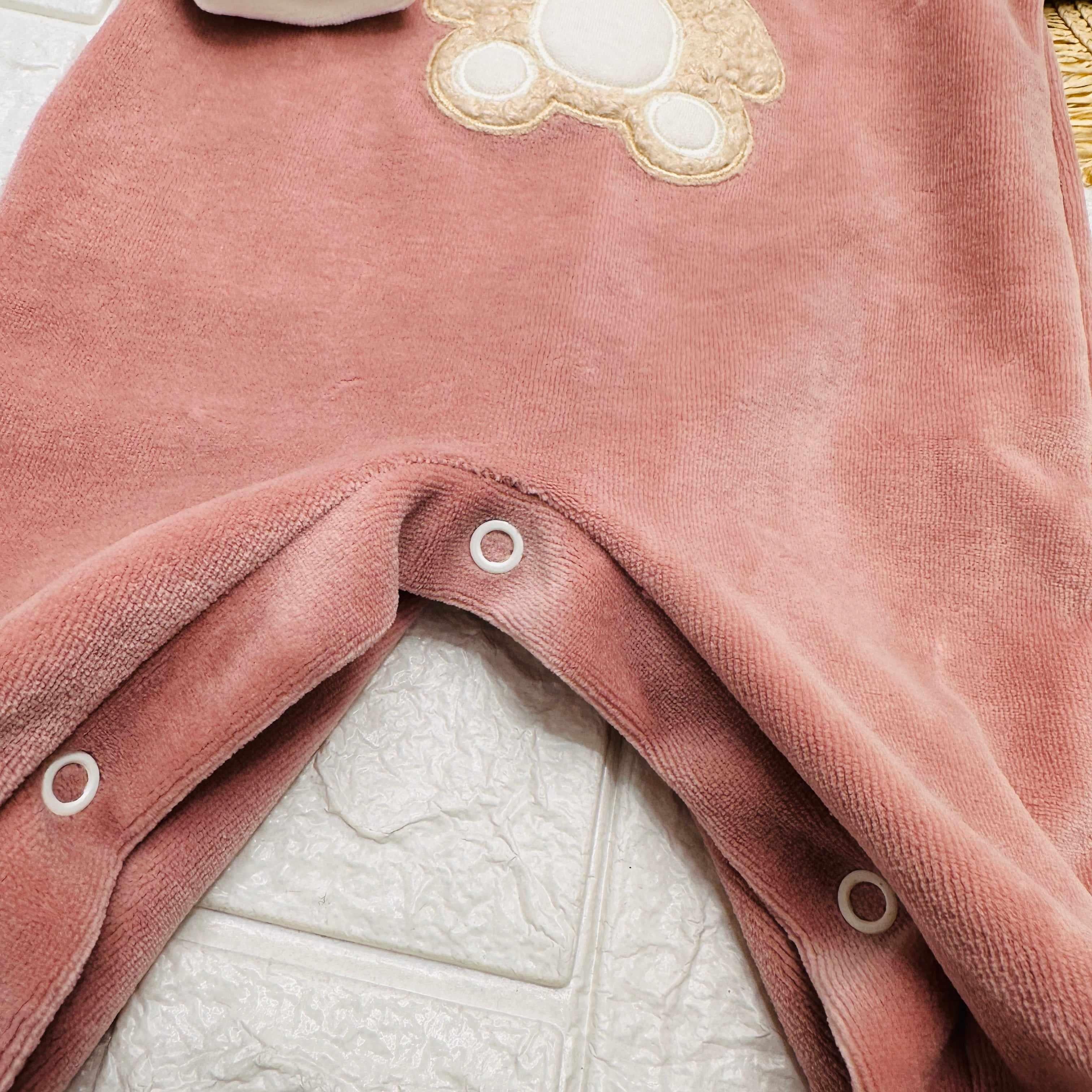 Tutina ciniglia rosa antico 30407