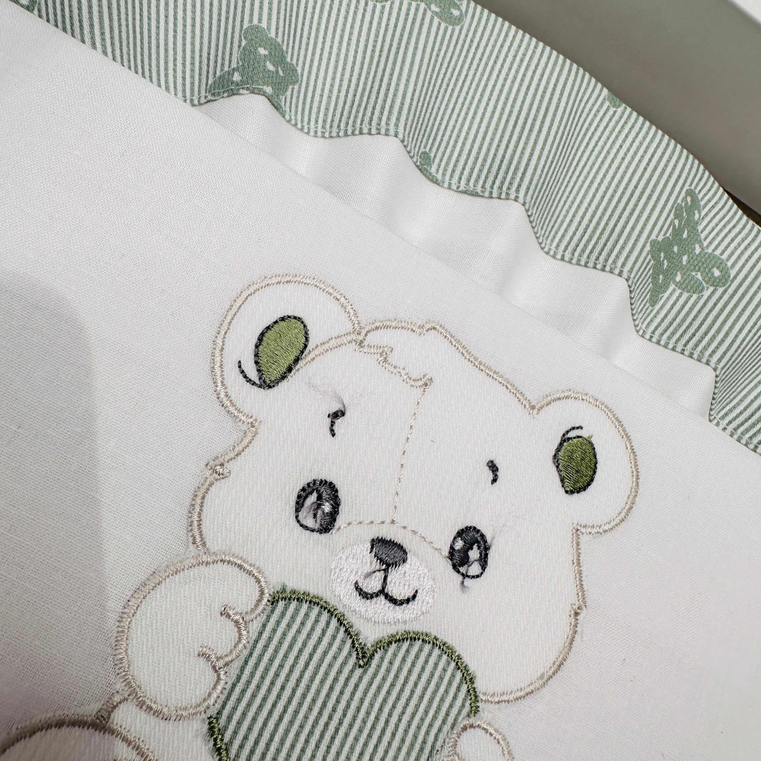 Lenzuola carrozzina orso verde ART LC015157
