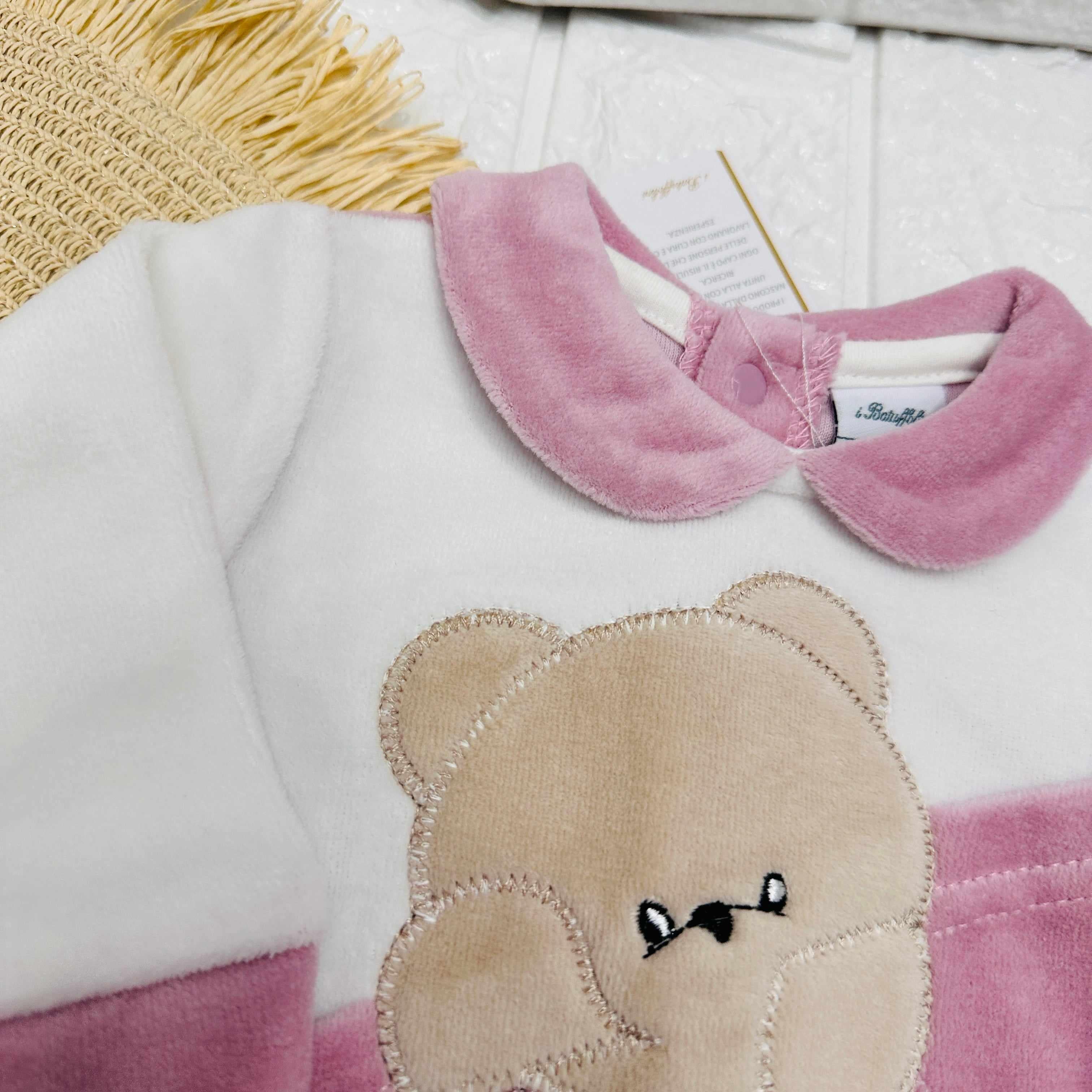 Tutina Ciniglia orso Rosa Antico