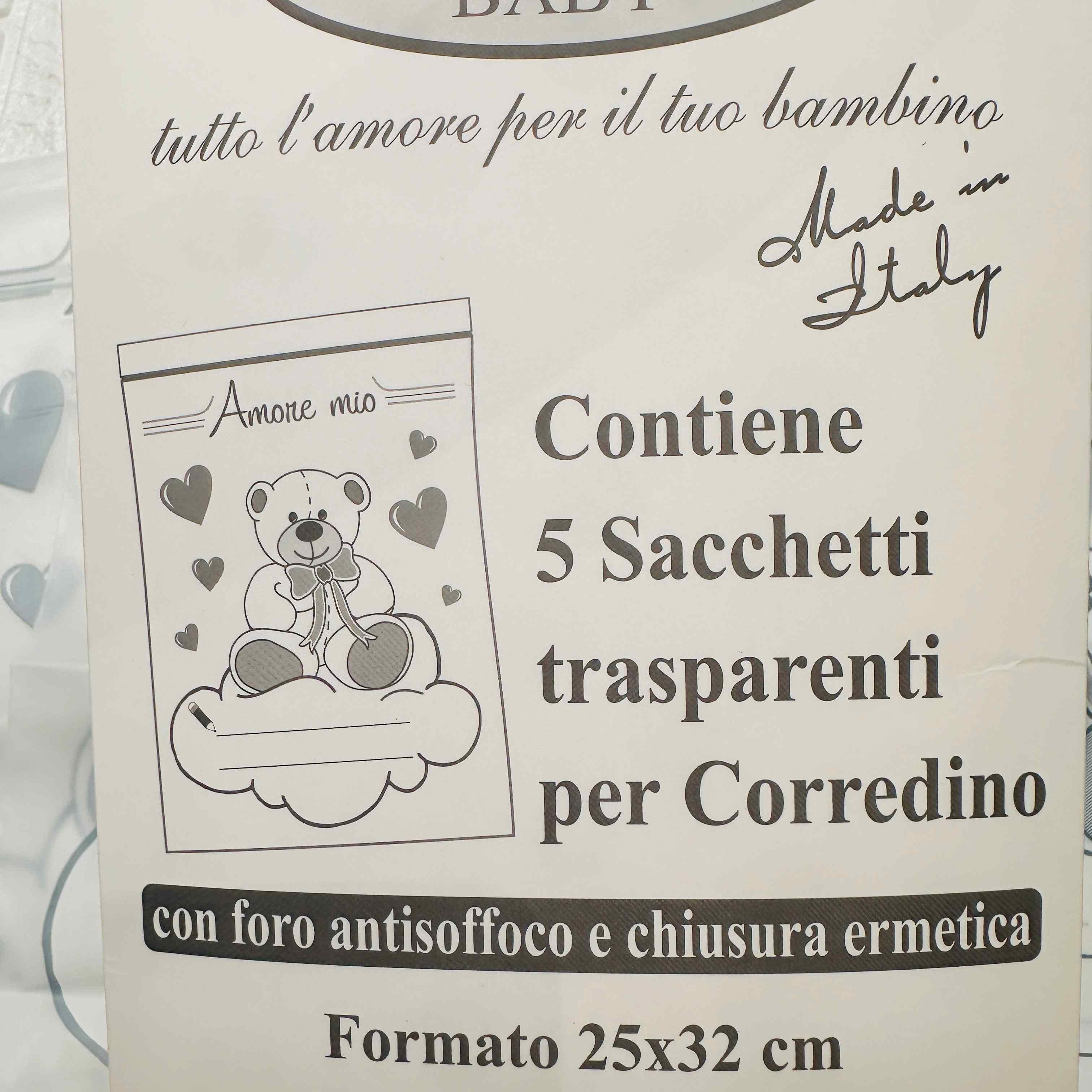Sacchetti per corredino