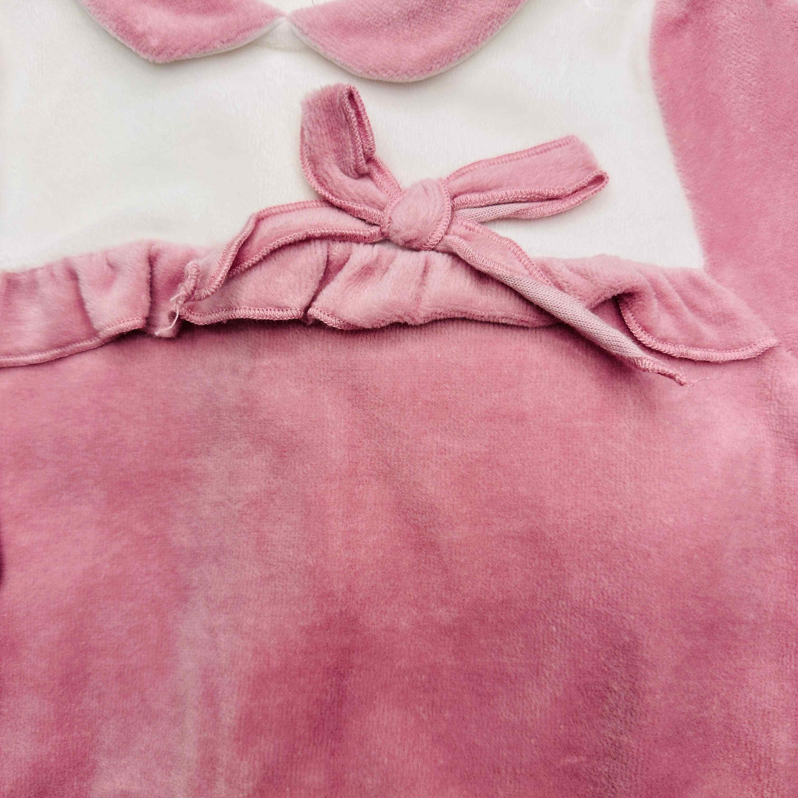 Tutina ciniglia rosa antico