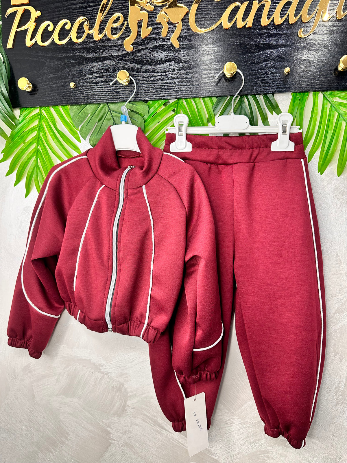 Tuta Sweet Baddie Anna Burgundy 26505