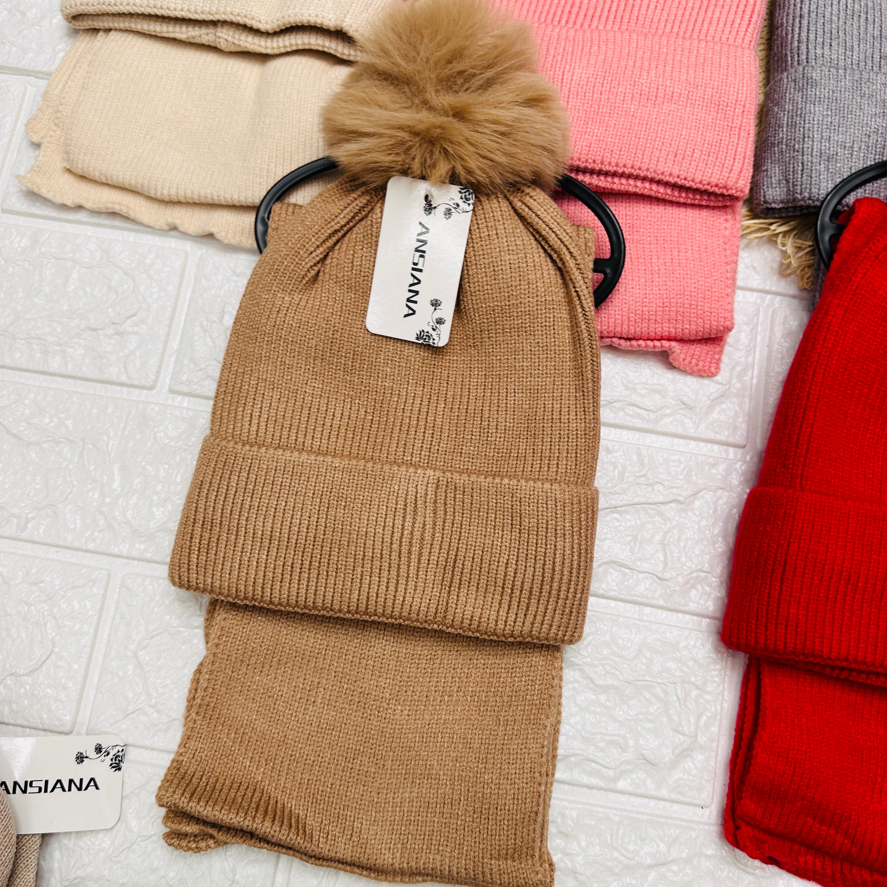 Cappello + sciarpa Righe 384268