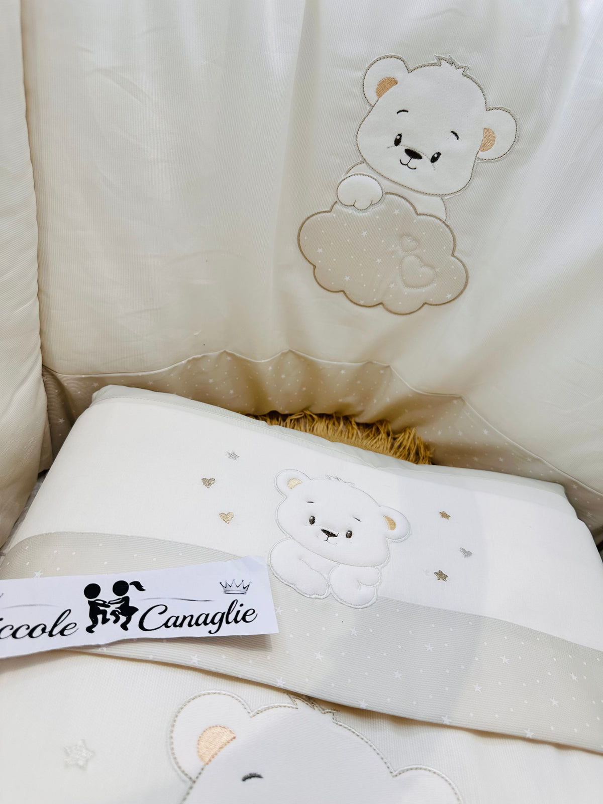 Set Completo Culla Orso Sogni D’Oro Tortora