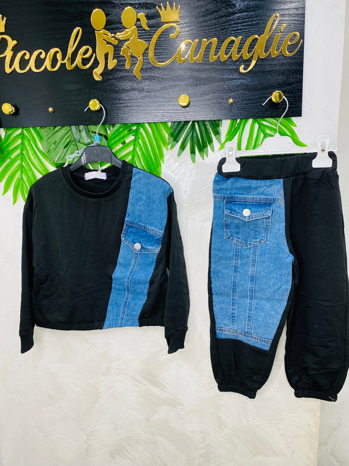 Tuta Zyf086 Nero Denim Style