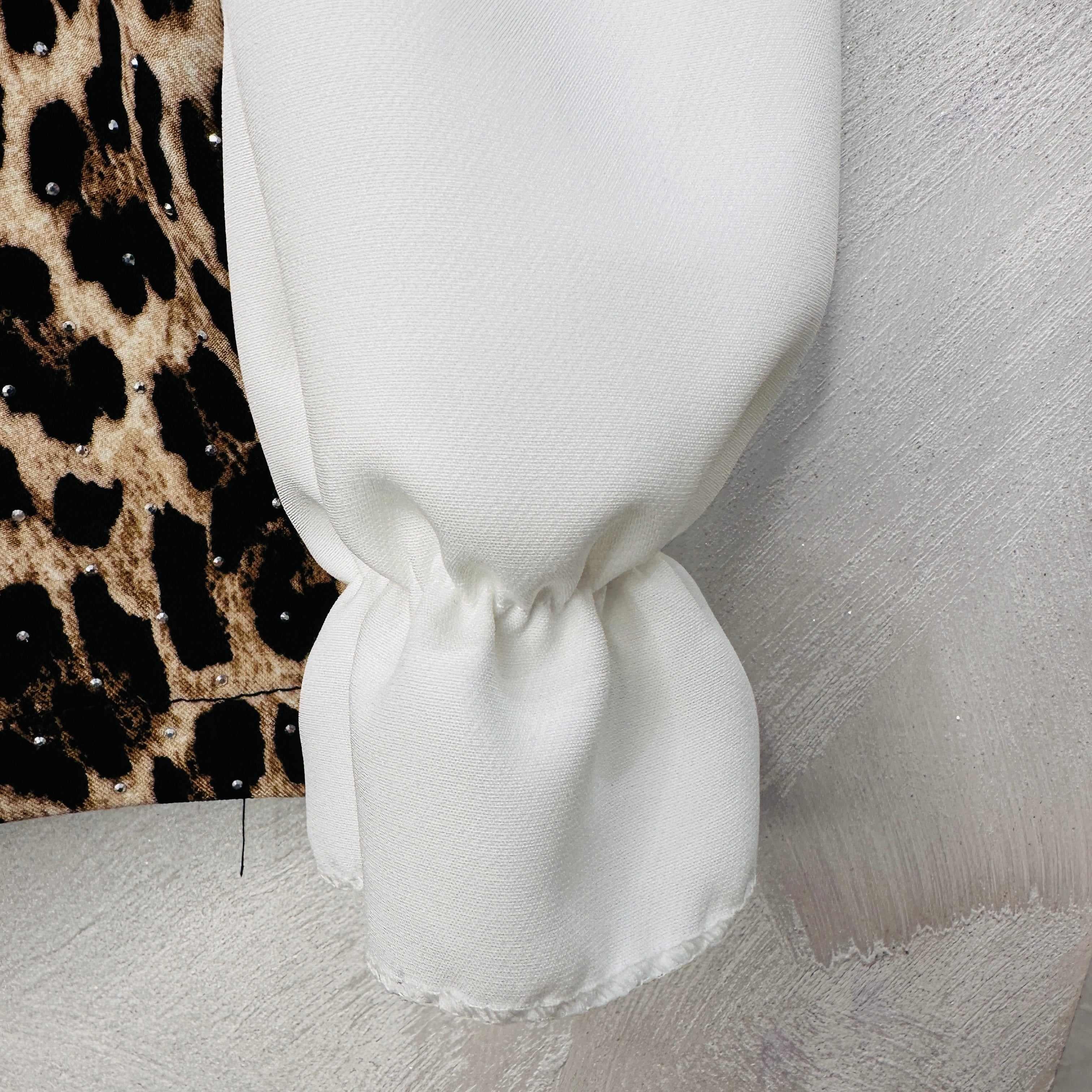 Completo bimba cravatta animalier