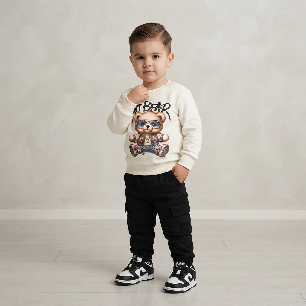 Completo Teddy Modaiolo Bianco 9544