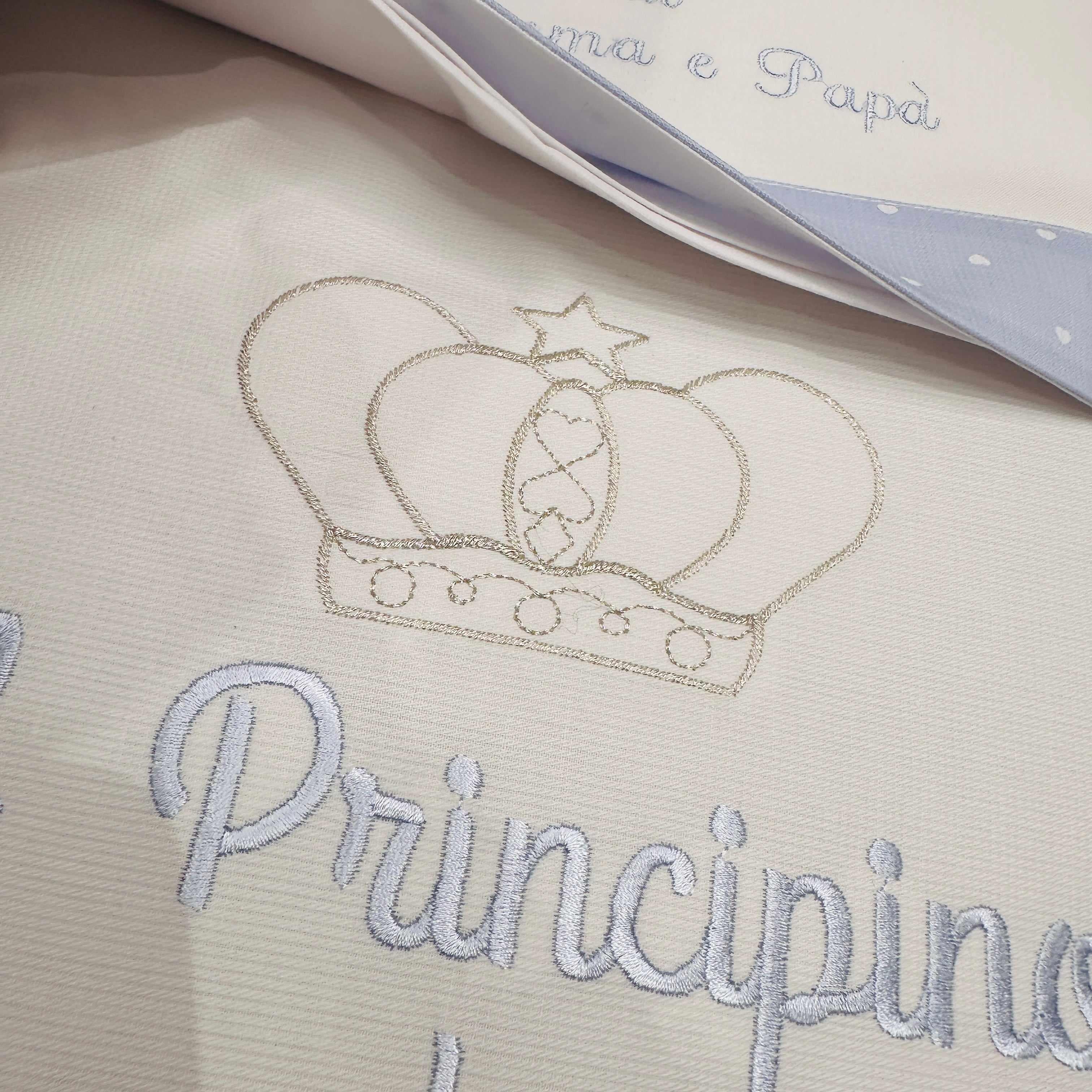 Set completo carrozzina principino Bianco