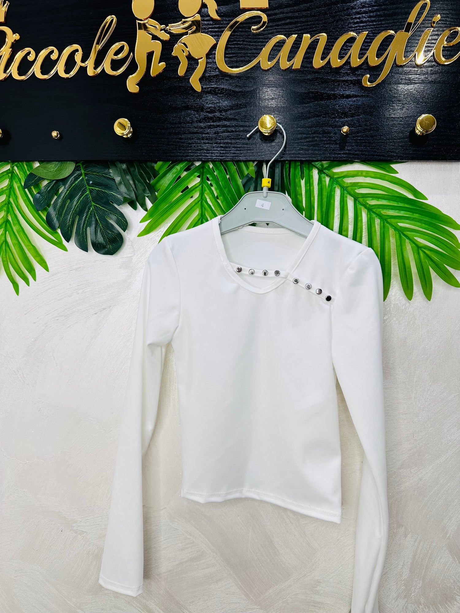 Maglia Glam Basic Bianca