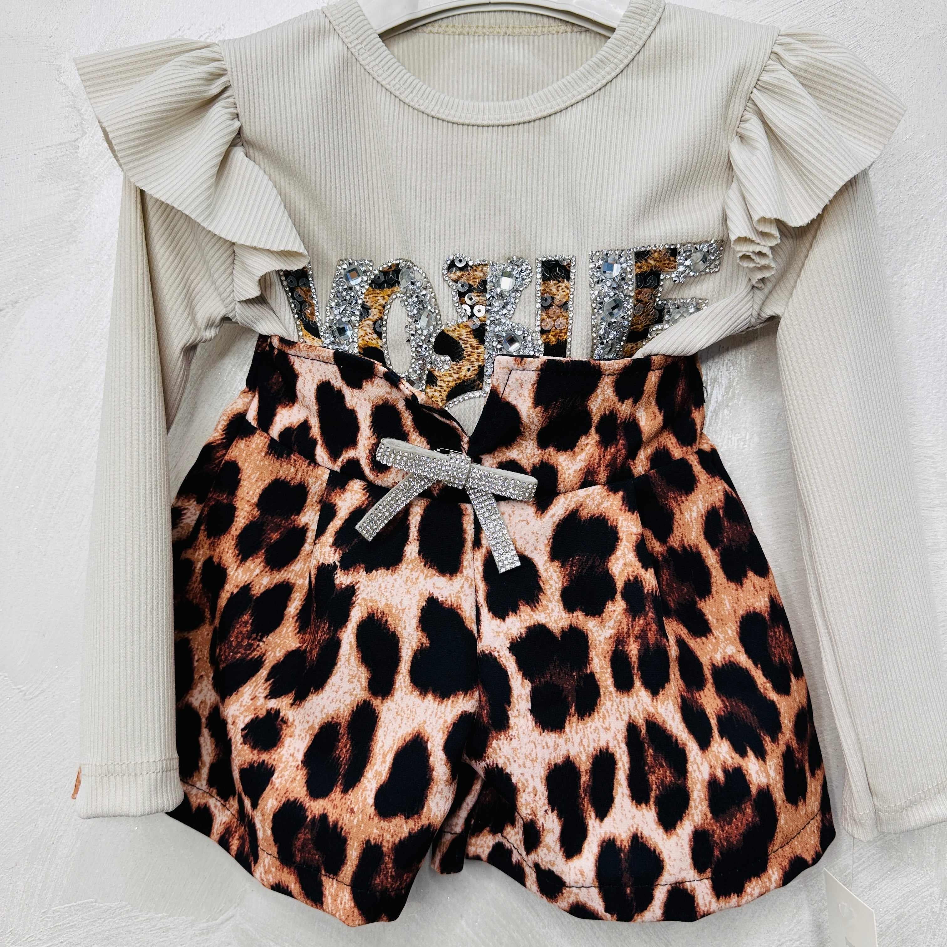 Completo Vogue leopardato