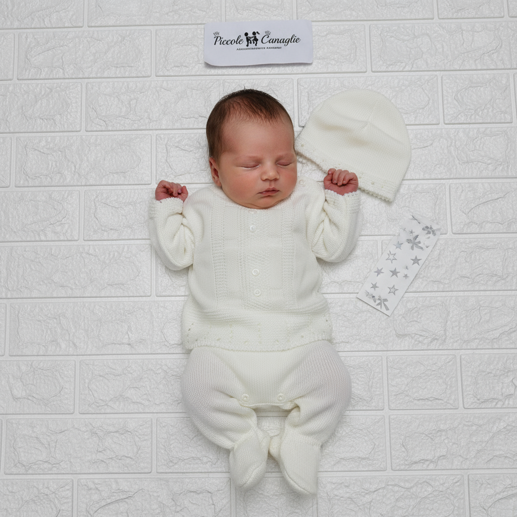 Completo 0-3 mesi bianco 1503