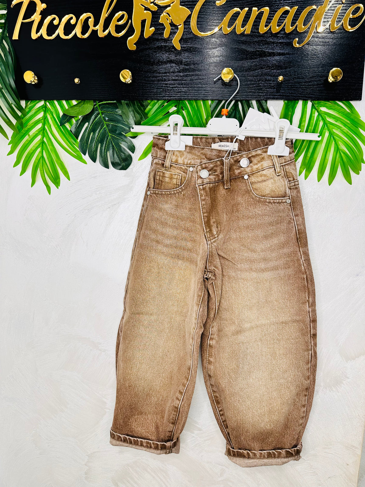 Jeans Ballon Slavato Biscotto Rw5035