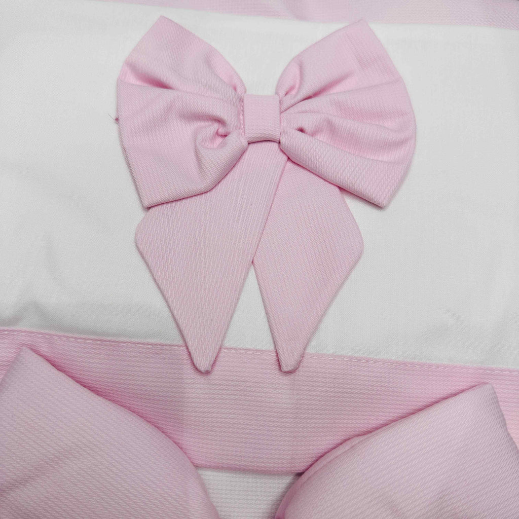 Set completo nascita ciniglia fiocco rosa