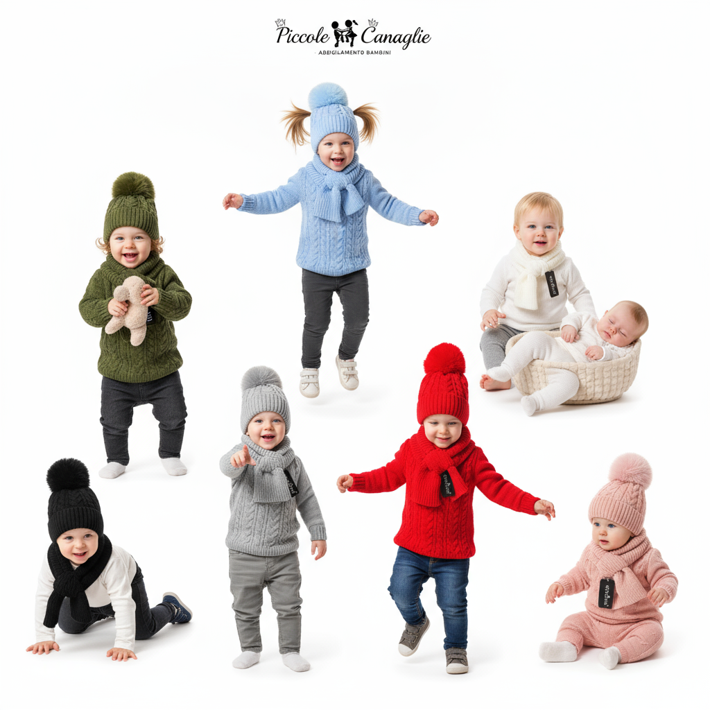 Cappello + sciarpa trecce J33