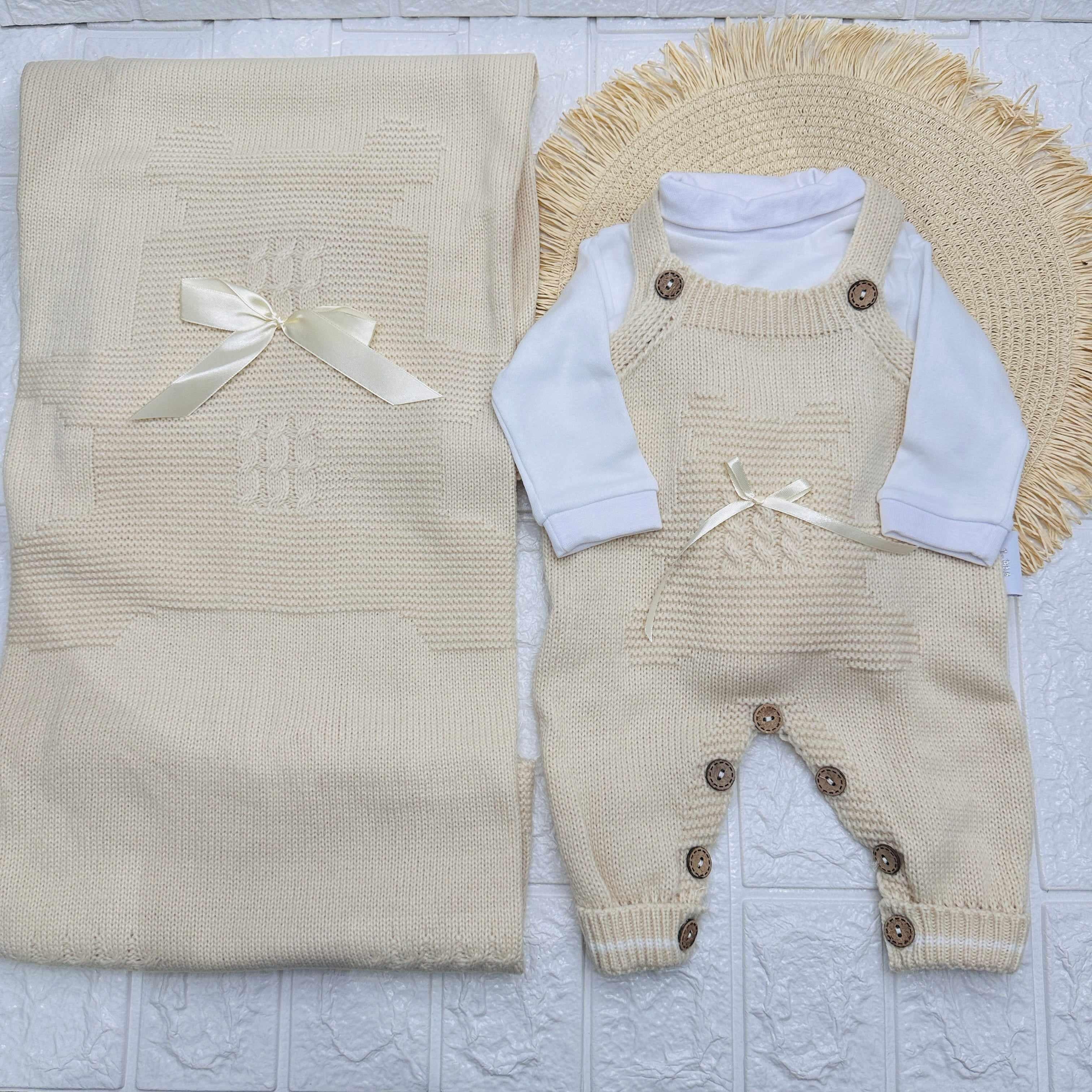 Set nascita neonati salopetta