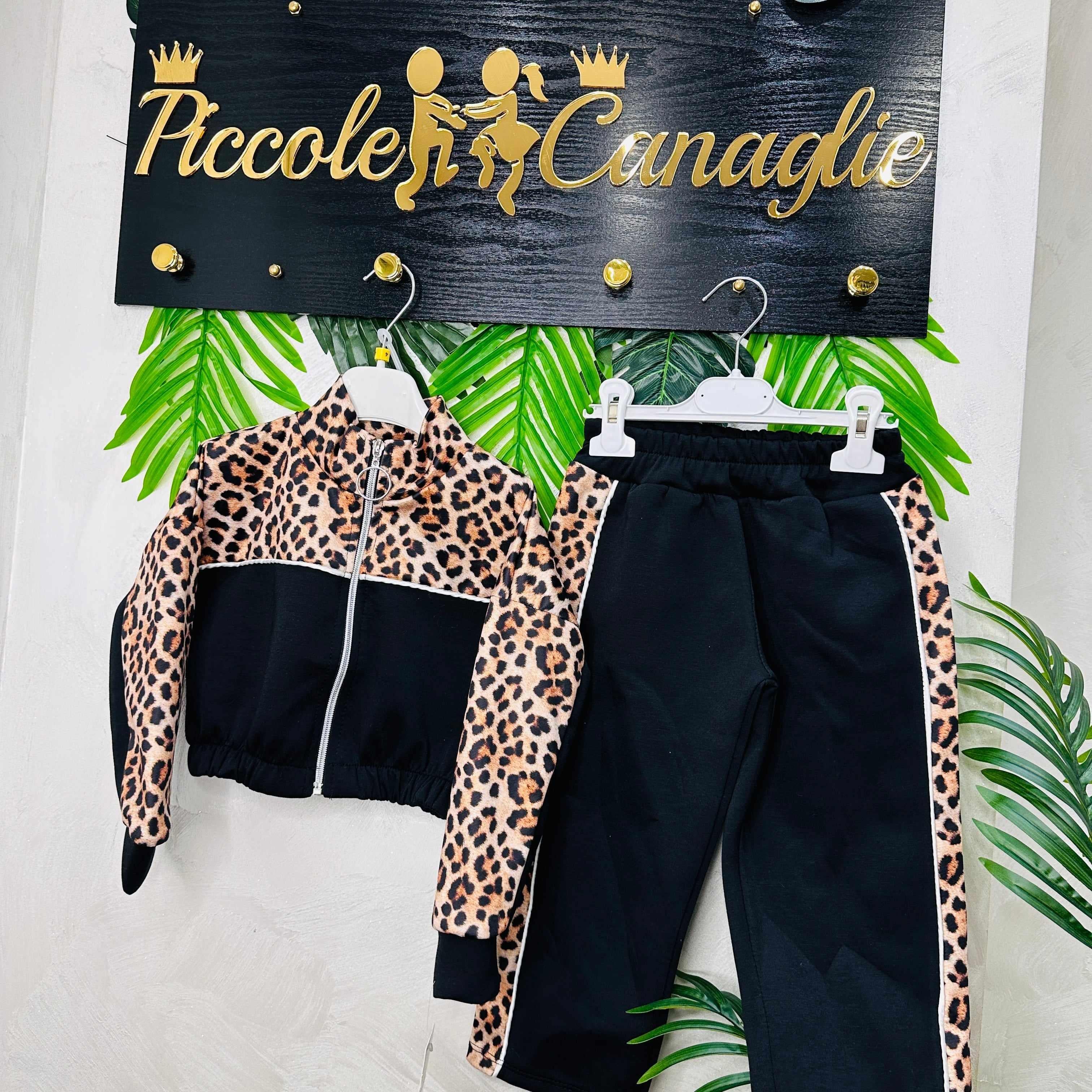 Tuta Leopardata e nera