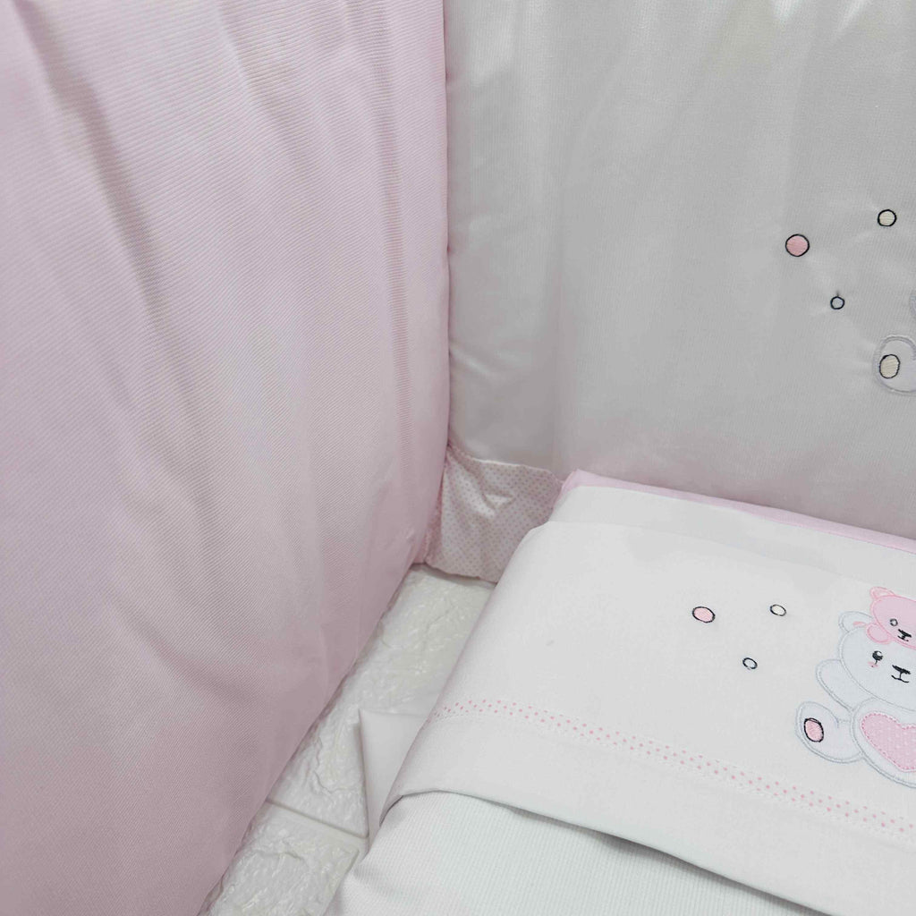 Set completo culla Orso suona  Rosa