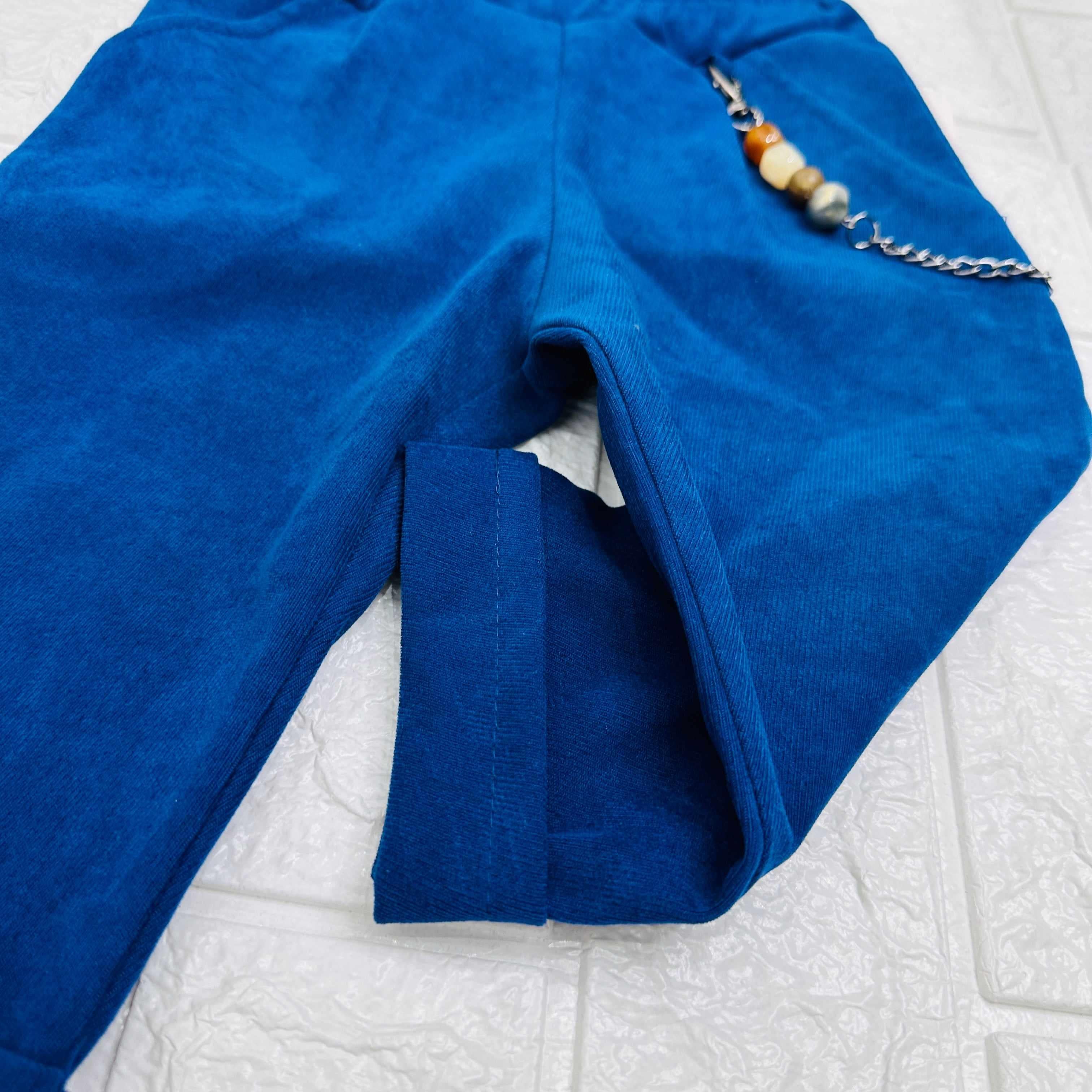Pantalone camoscio Blu