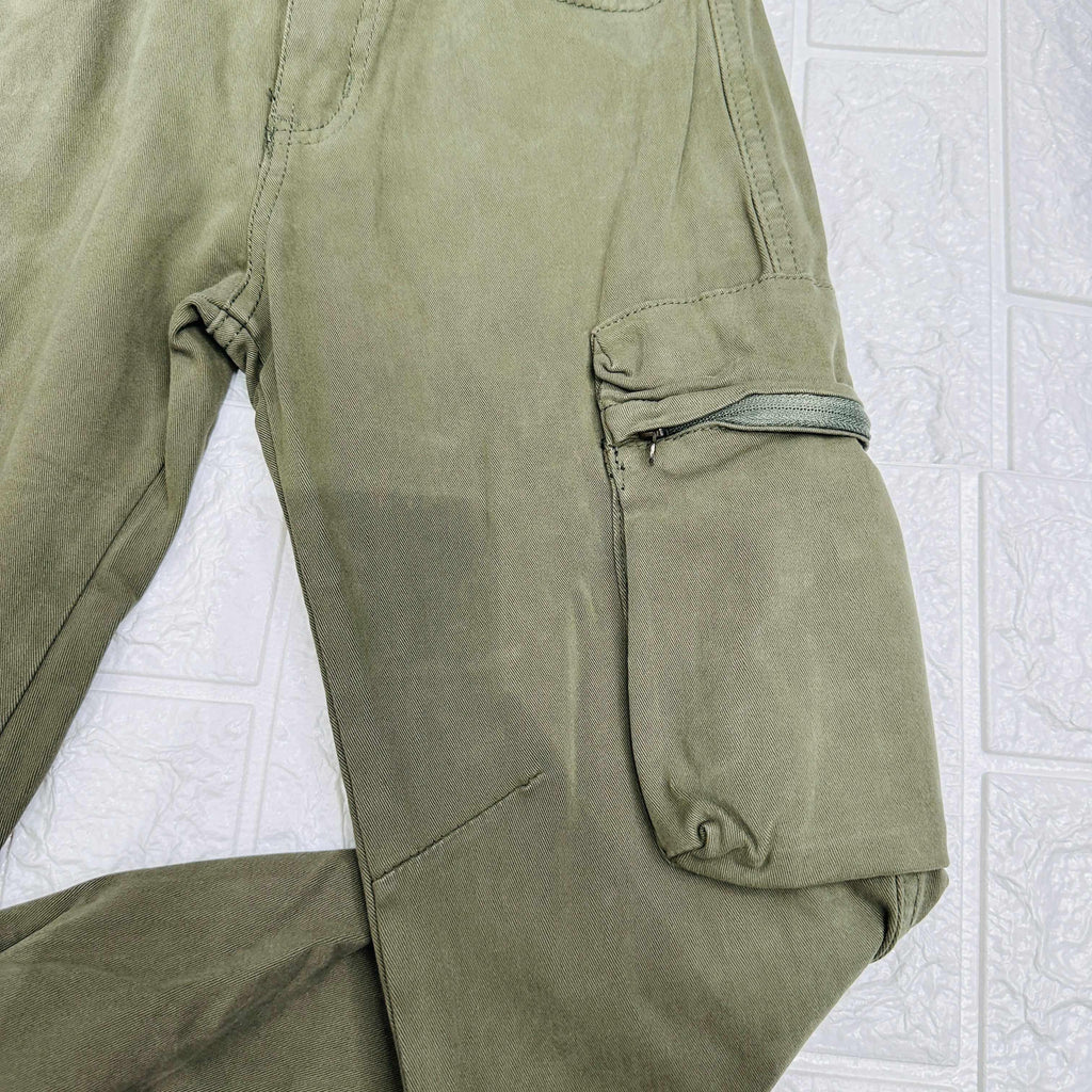 Pantalone cargo verde