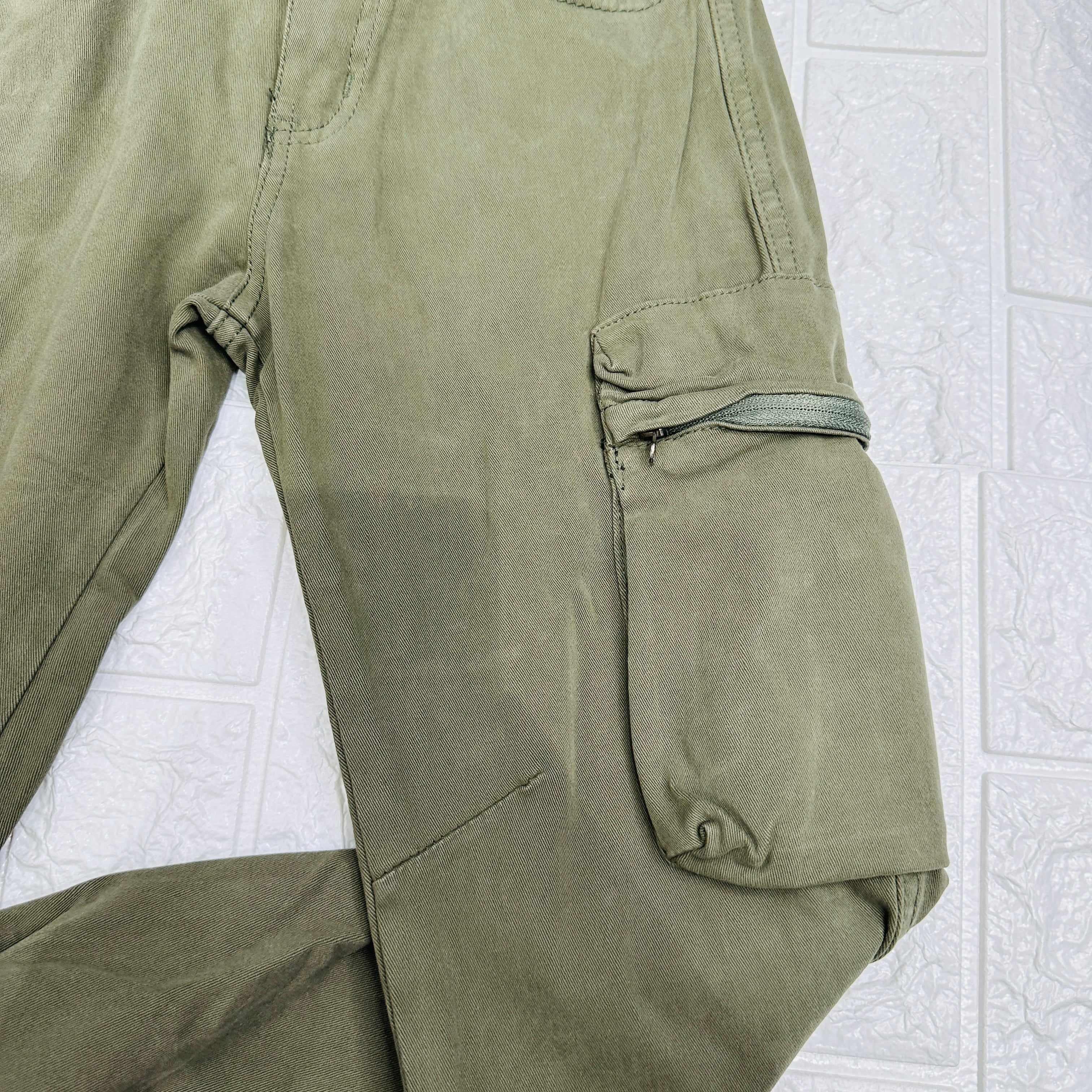 Pantalone cargo verde