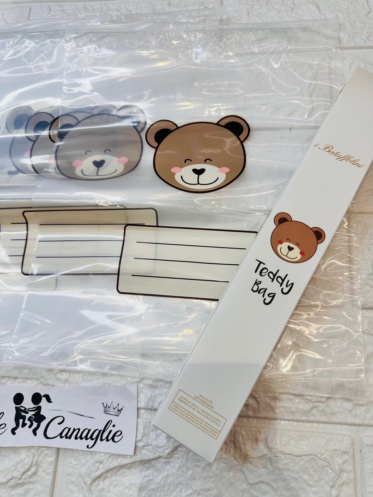 Bustine Primo  Cambio Teddy Bag 🧸 Dim 25x32 B572