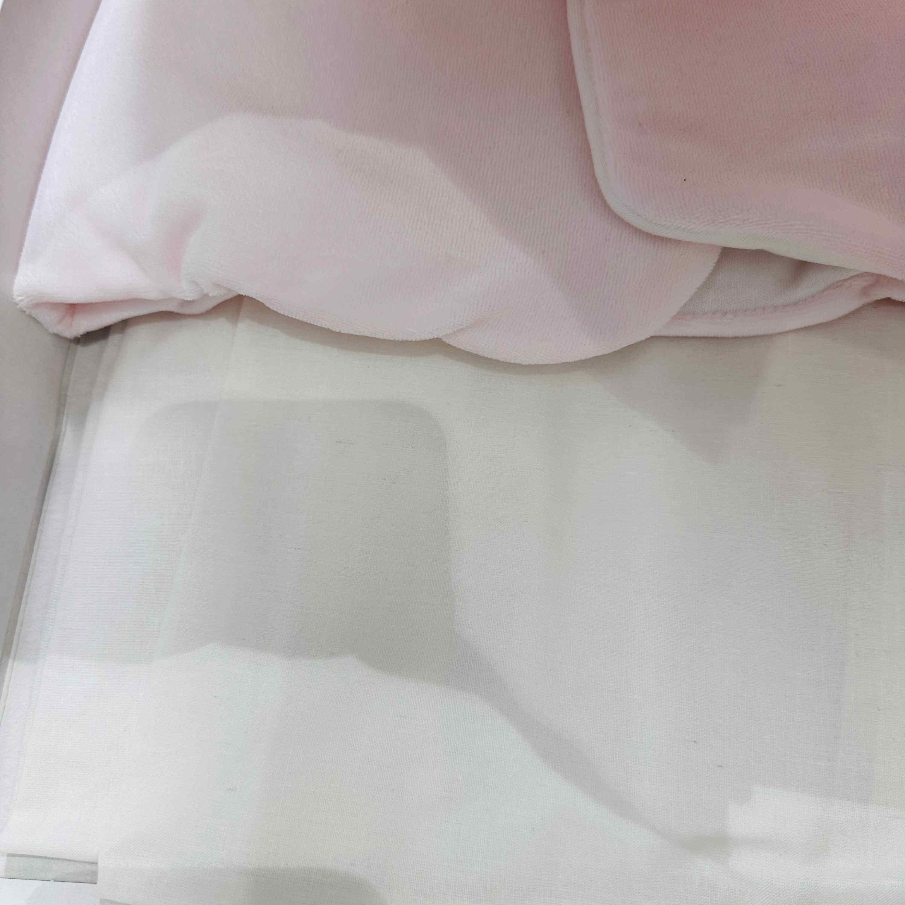 Set nascita ciniglia cuore Rosa Antico