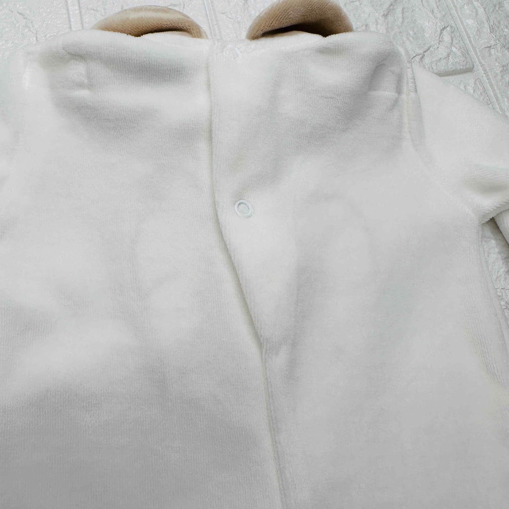 Tutina ciniglia fiocco panna 3041