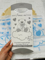 5 Sacchettini Primo Cambio Celeste - Piccole Canaglie - PC29449