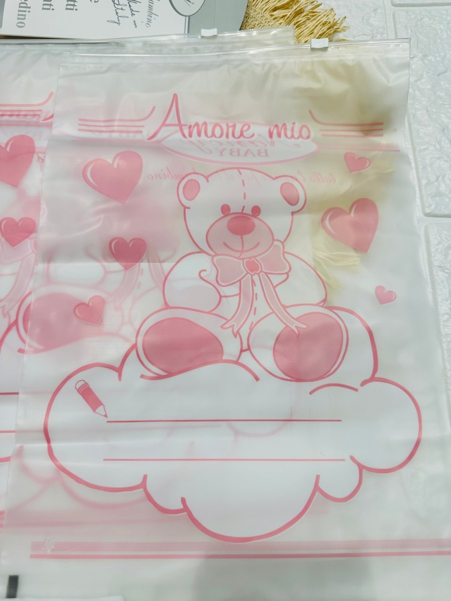 5 Sacchettini Primo Cambio Rosa - Piccole Canaglie - PC29448