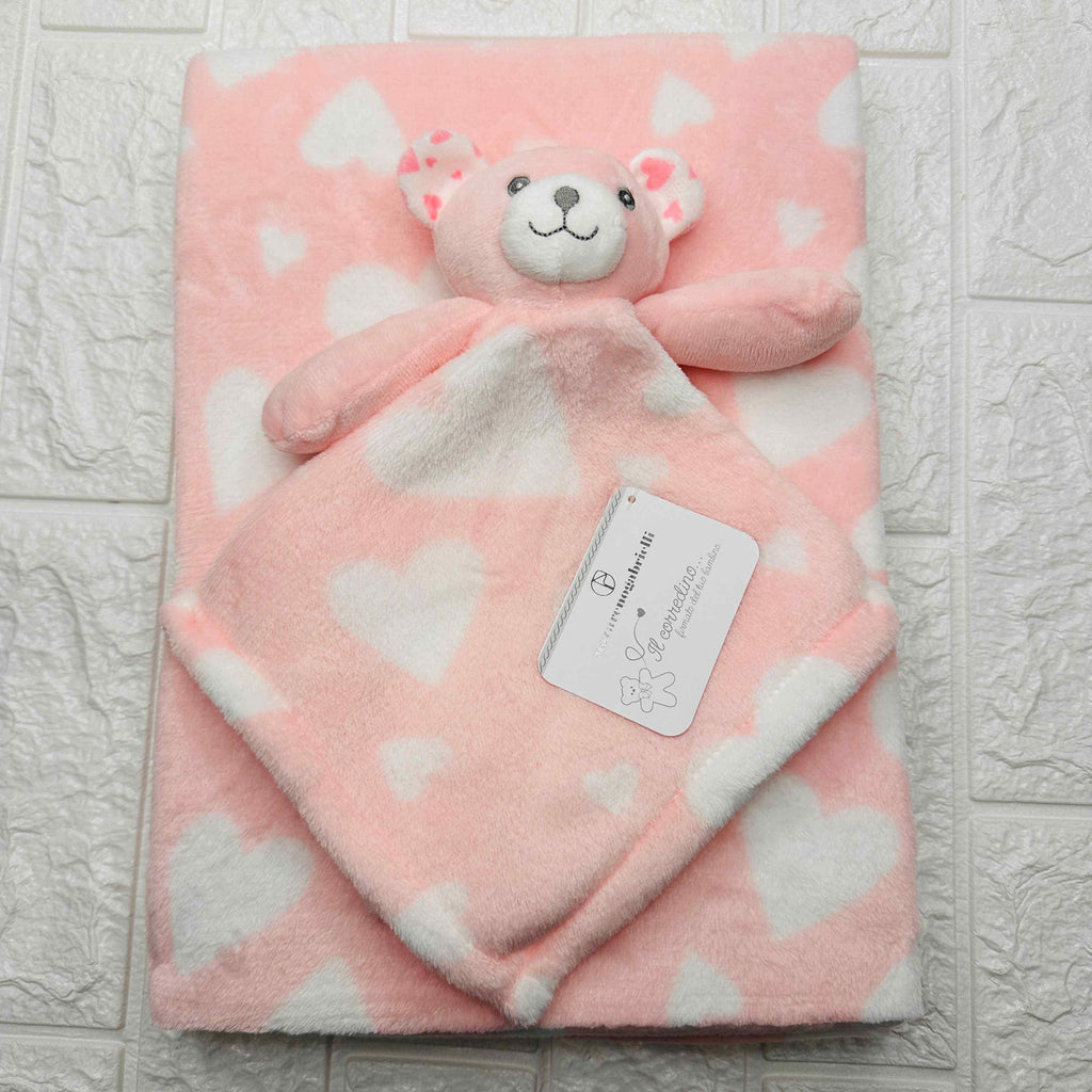 Coperta con Dou Dou Rosa