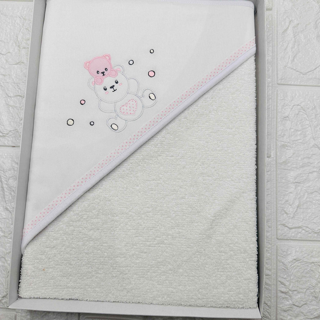 Accappatoio neonata rosa ART AT001148