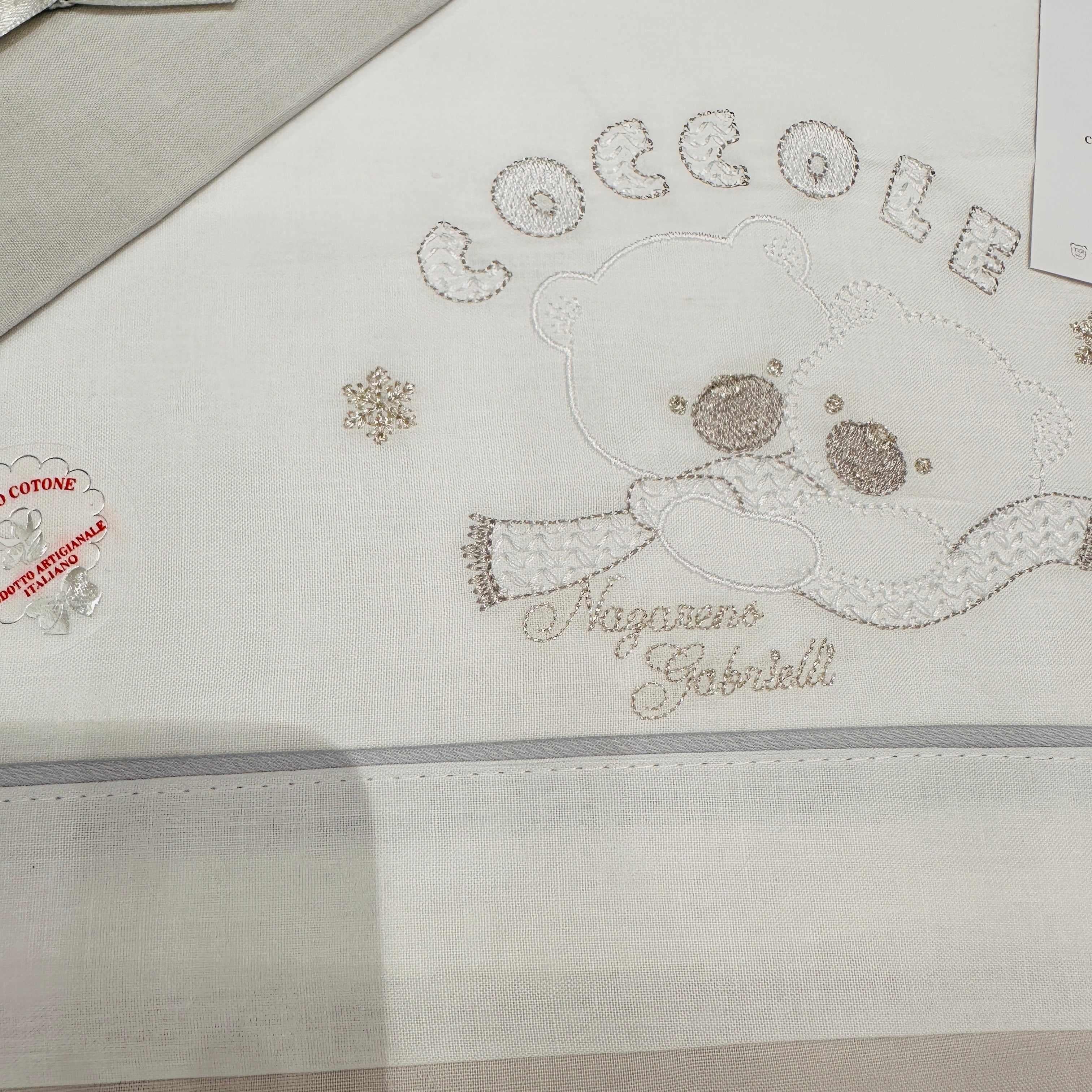 Lenzuola Next to me coccole grigio