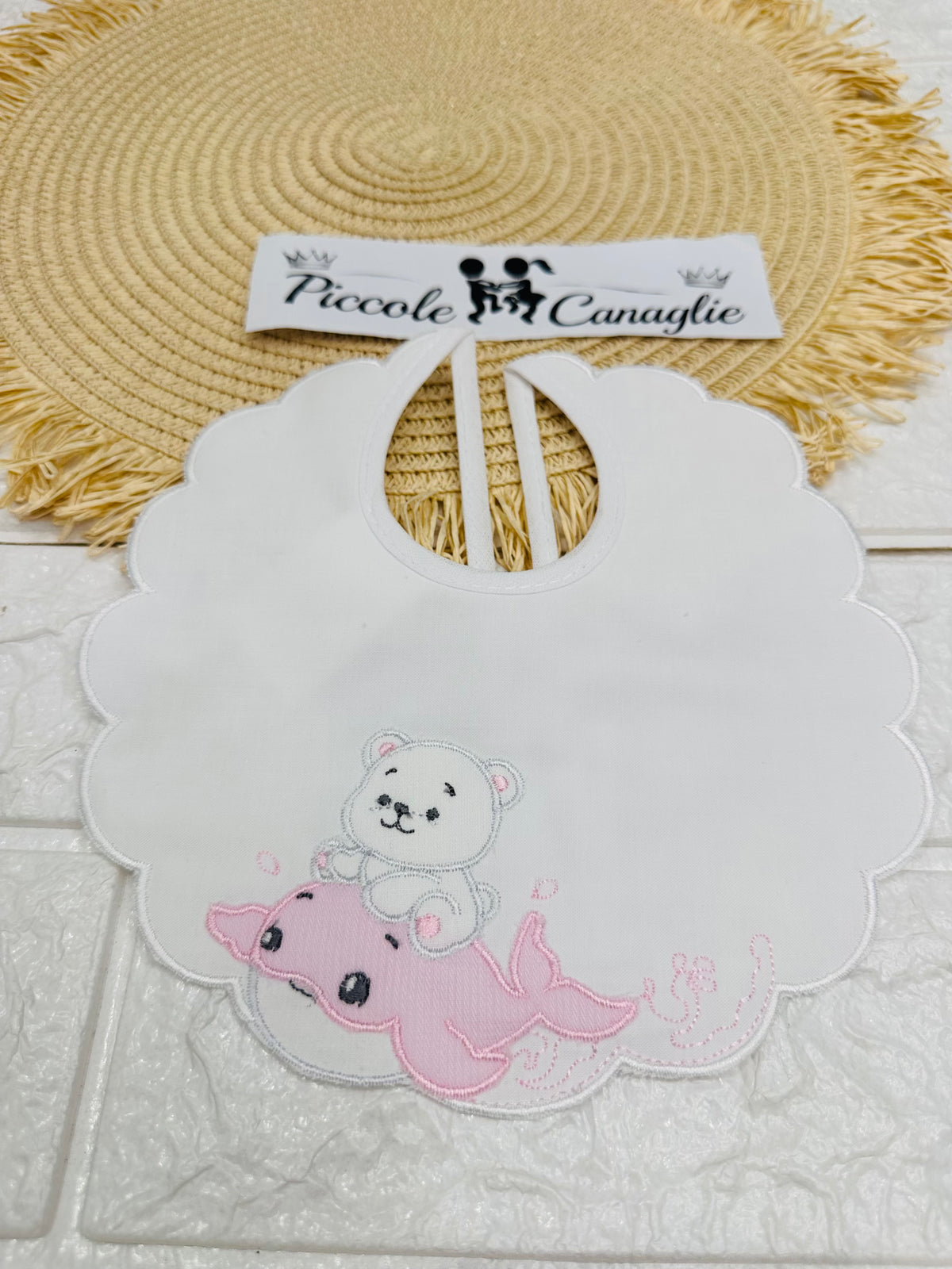 Bavetta Orso Delfino Rosa Bv003126