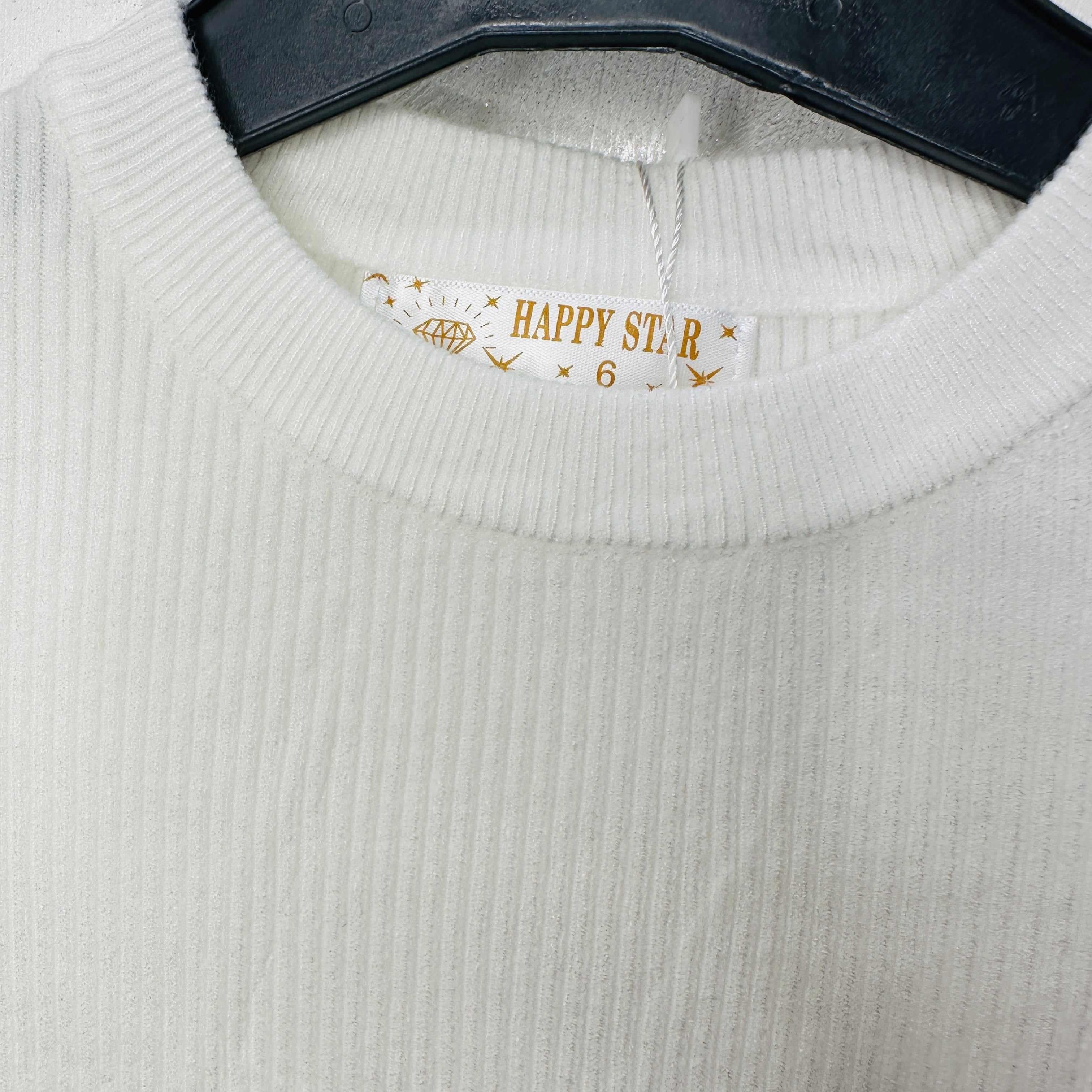 Maglioncino Bimba pendenti bianco