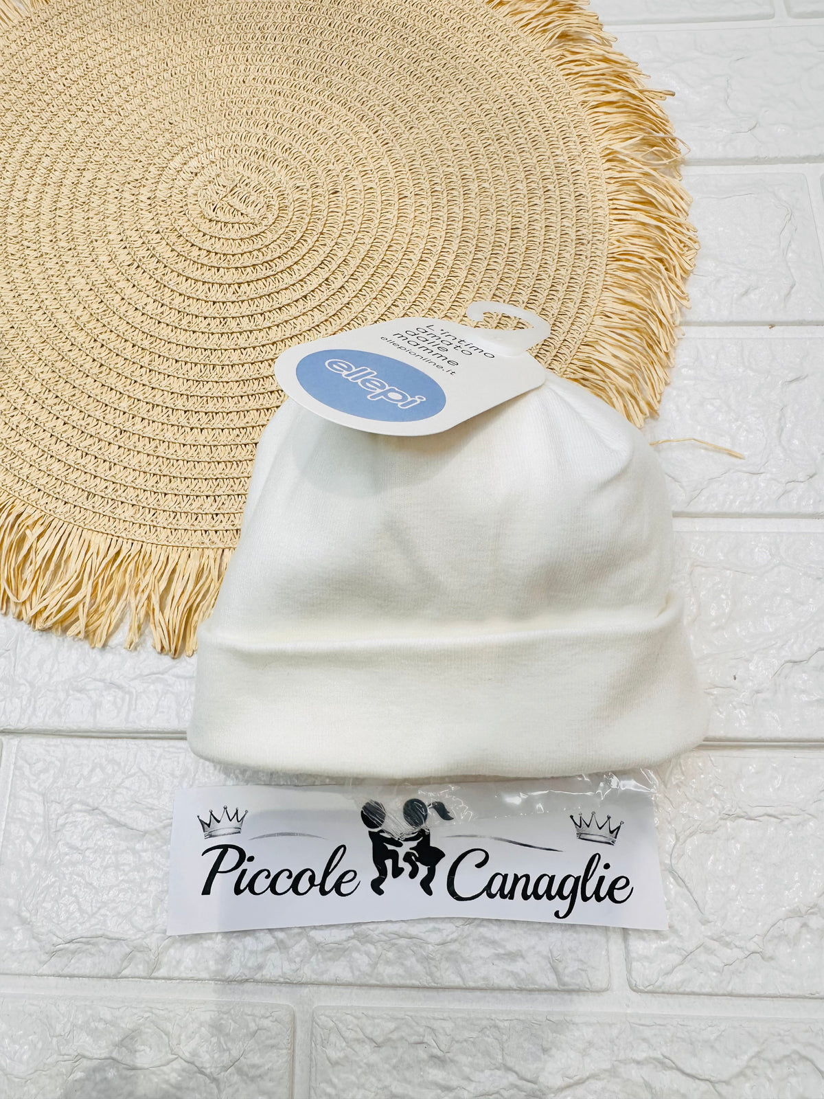 Cappellino In Cotone Ellepi Panna