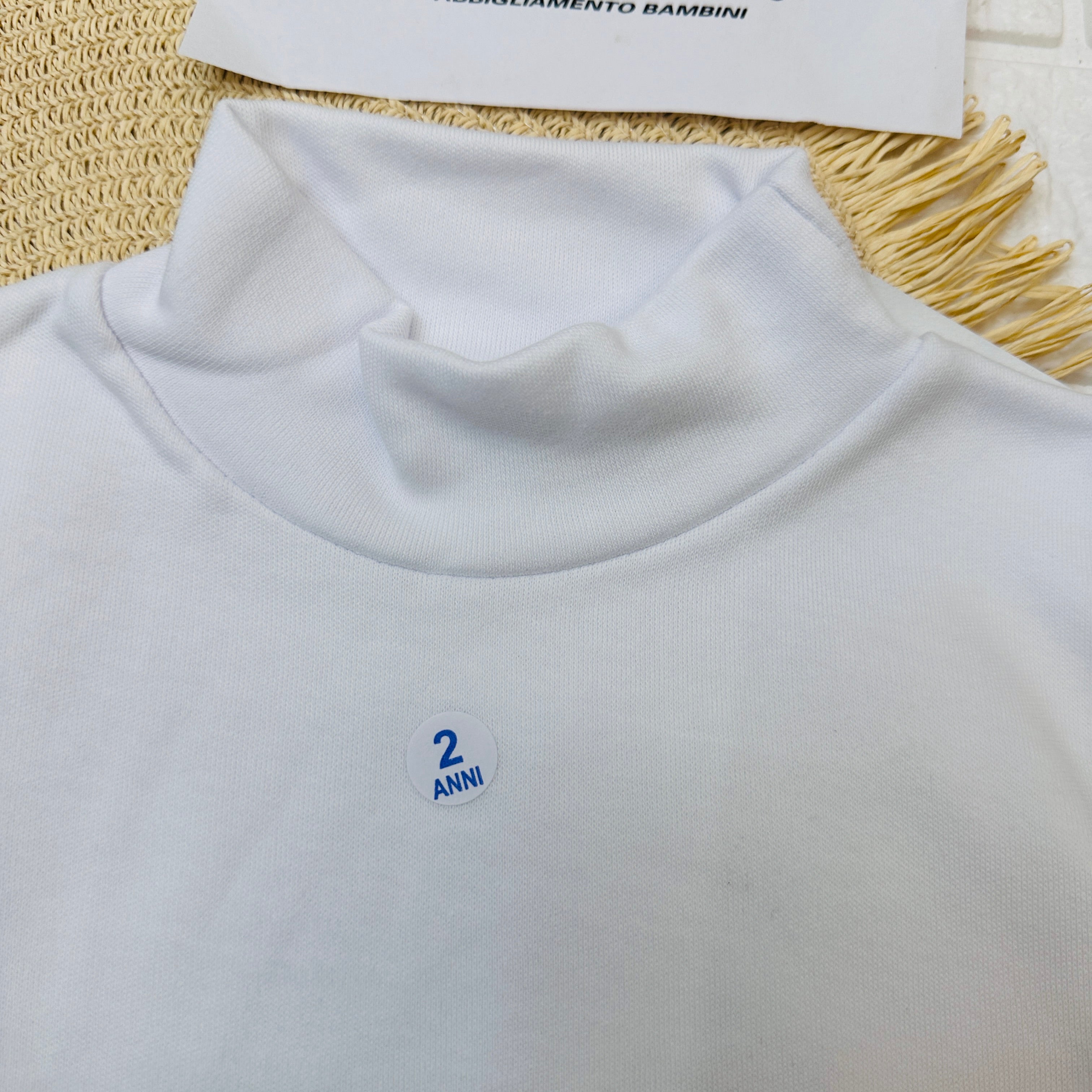 Lupetto Bianco Caldo Cotone
